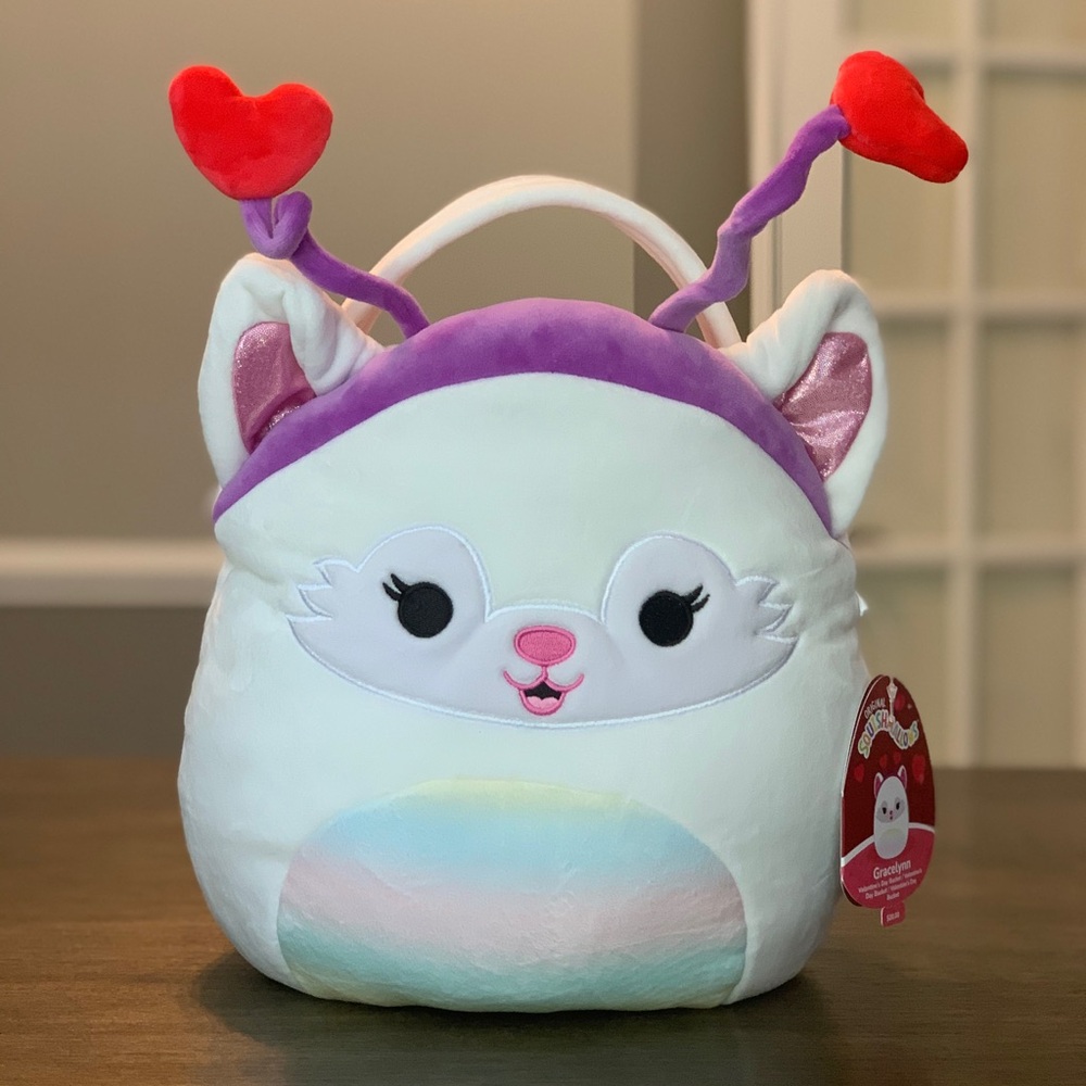 Squishmallows Gracelyn Valentines Day Bucket